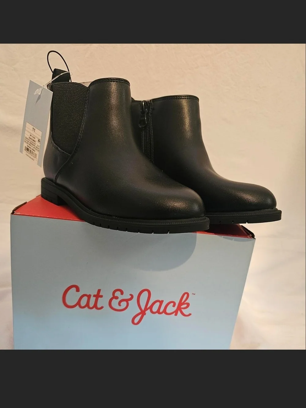 Kids' Black Chelsea Boots